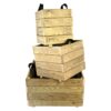 Jardineras de madera cuadradas