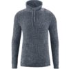 Jersey hombre de cuello alto color grafito