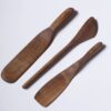 Espatulas de cocina de madera de nogal