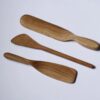 Espatulas de cocina de madera de roble