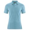 Polo de cáñamo y algodón orgánico color azul claro