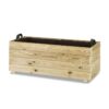 Jardinera madera rectangular 100x40
