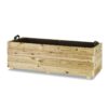 Jardinera madera rectangular 120x45