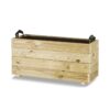 Jardinera madera rectangular 80x30