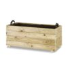Jardinera madera rectangular 90x40
