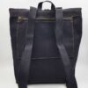 Parte trasera mochila reciclada impermeable negra
