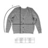 Medidas chaqueta de punto estructurado arándano