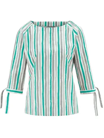 Blusa ecológica media manga verde