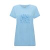 Camiseta feminista azul de algodón orgánico