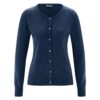 Chaqueta de punto ligera mujer azul marino