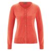 Chaqueta de punto ligera mujer coral