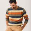 Jersey rayas hombre de hilo reciclado