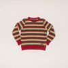 Sweater IAIOS rayas rojo mujer