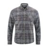 Camisa manga larga hombre a cuadros gris