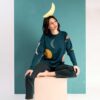 Jersey de lana merino mujer fases lunares