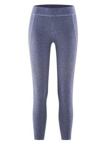 Mallas yoga lavanda de algodón orgánico y cáñamo