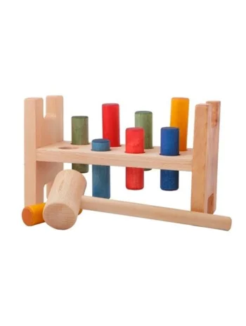 Juego de golpear martillo con cilindros colores