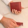 Cartera billetera roja 100% vegana