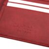 Cartera billetera vegana color rojo