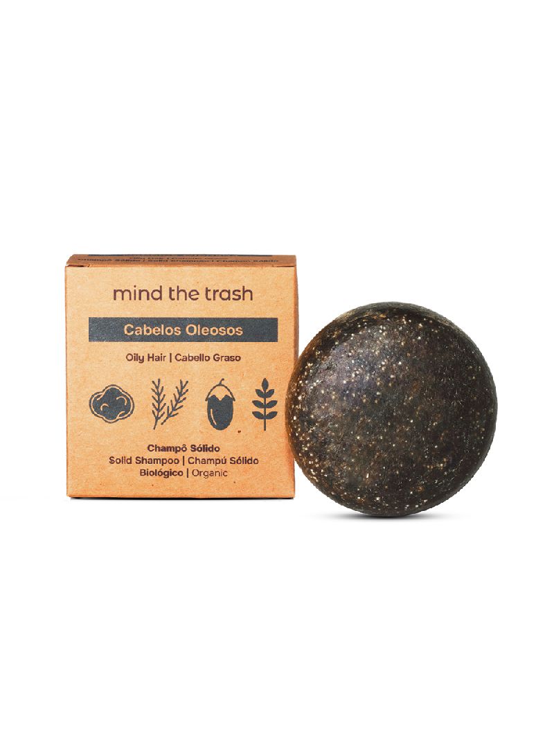 Champú en pastilla para pelo graso