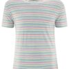 Camiseta rayas azul rosa hombre