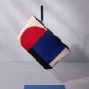 Bolso clutch de tejido recuperado upcycling