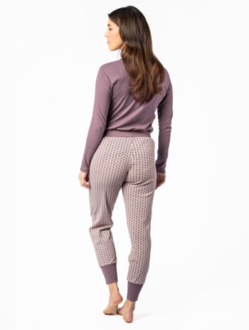Alternative view of Pijama largo mujer 100% algodón orgánico
