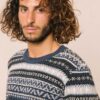 Jersey lana hombre jacquard