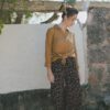 Pantalón culotte color marrón algodón orgánico