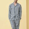 Pijama invierno hombre de cuadros ecológico