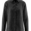 Blusa mujer de cáñamo 100% ecológica negro