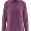 Blusa mujer de cáñamo 100% ecológica púrpura