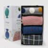 Calcetines de bambú mujer pack de 4 con caja regalo