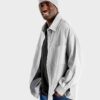 Gorro de punto color gris