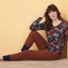 Pijama largo mujer algodón orgánico living crafts
