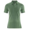 Polo de cáñamo y algodón orgánico verde