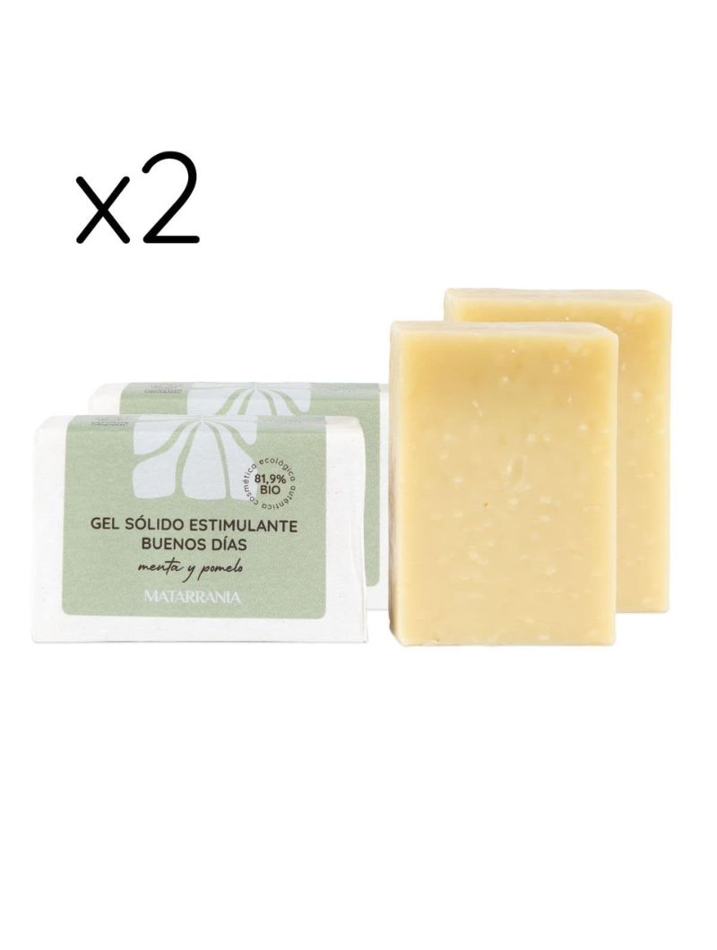 Gel sólido ecológico estimulante. Pack de 2