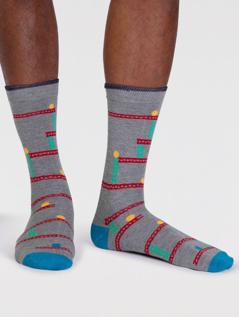 Calcetines frikis de bambú y algodón orgánico. Pack de 4 - Imagen 6