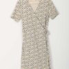Vestido cruzado ecológico corales Tiralahilacha