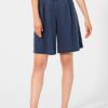 Bermudas mujer azul marino de cáñamo