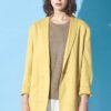 Blazer oversize de cáñamo para mujer