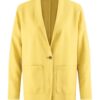 Blazer oversize ecológico amarillo