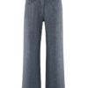 Pantalones culotte de cáñamo carbón