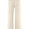 Pantalones culotte de cáñamo natural