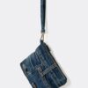 Bolso de mano de vaqueros reciclados