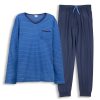 Pijama ecológico largo para hombre color azul - Imagen 5
