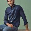 Camisa ecológica hombre colores lisos