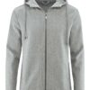 Chaqueta casual gris cáñamo reciclado