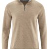 Jersey troyer lana hombre arena