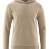 Sudadera capucha hombre arena ecológica